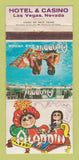 Matchbook Cover - Aladdin Hotel Casino Las Veags NV WEAR 30 Strike