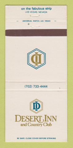 Matchbook Cover - Desert Inn Country Club Casino Las Vegas NV 30 Strike