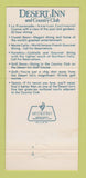 Matchbook Cover - Desert Inn Country Club Casino Las Vegas NV 30 Strike