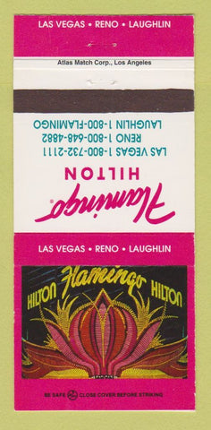 Matchbook Cover - Flamingo Hilton Casino Reno Las Vegas Laughlin NV 30 Strike