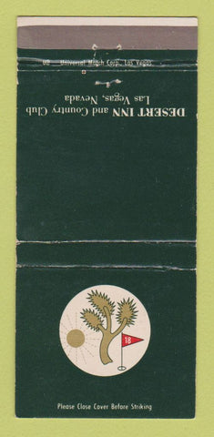 Matchbook Cover - Desert Inn Country Club Casino Las Vegas NV #1 30 Strike