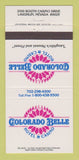 Matchbook Cover - Colorado Belle Hotel Casino Laughlin NV 30 Strike