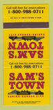 Matchbook Cover - Sam's Town Casino Kansas City MO 30 Strike