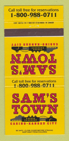 Matchbook Cover - Sam's Town Casino Kansas City MO 30 Strike