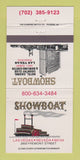 Matchbook Cover - Showboat Hotel Casino Las Vegas NV #1 30 Strike