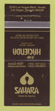 Matchbook Cover - Hacienda Hotel Casino Las Vegas NV WEAR 30 Strike