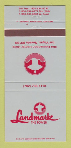 Matchbook Cover - Landmark Tower Hotel Casino Las Vegas NV  30 Strike