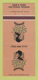 Matchbook Cover - Smokey Joe's Cafe Market Las Vegas NV Sam's Town 30 Strike