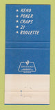Matchbook Cover - Silver City Casino Las Vegas NV 30 Strike