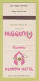Matchbook Cover - Aladdin Hotel Casino Las Veags NV 30 Strike