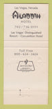 Matchbook Cover - Aladdin Hotel Casino Las Veags NV 30 Strike
