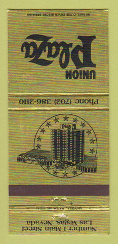 Matchbook Cover - Union Plaza Hotel Casino Las Vegas NV 30 Strike