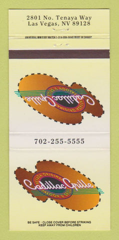 Matchbook Cover - Cadillac Grille Las Vegas NV 30 Strike
