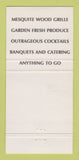 Matchbook Cover - Cadillac Grille Las Vegas NV 30 Strike