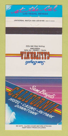 Matchbook Cover - Sam Boyd's California Hotel Casino Las Vegas NV 30 Strike