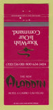 Matchbook Cover - Aladdin Hotel Casino Las Veags NV WEAR 30 Strike