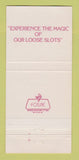Matchbook Cover - Aladdin Hotel Casino Las Veags NV WEAR 30 Strike