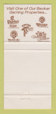 Matchbook Cover - Arizona Charlie's Hotel Casino Las Vegas NV 30 Strike