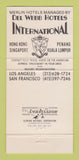 Matchbook Cover - Mint Hotel Casino Las Vegas NV 30 Strike