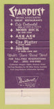Matchbook Cover - Stardust Casino Las Vegas NV girlie 30 Strike