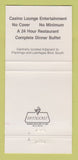 Matchbook Cover - Bourbon Street Las Vegas NV Hotel Casino 30 Strike