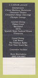 Matchbook Cover - Caesar's Palace Casino Las Vegas NV 30 Strike