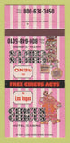 Matchbook Cover - Circus Circus Casino Las Vegas NV 30 Strike