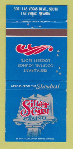 Matchbook Cover - Silver City Casino Las Vegas NV 30 Strike