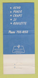 Matchbook Cover - Silver City Casino Las Vegas NV 30 Strike