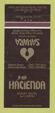 Matchbook Cover - Sahara Hotel Casino Hacienda Las Vegas NV WEAR 30 Strike