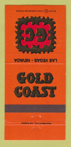 Matchbook Cover - Gold Coast Casino Las Vegas NV 30 Strike