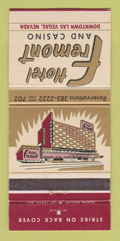 Matchbook Cover - Hotel Fremont Las Vegas NV 30 Strike