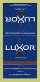Matchbook Cover - Luxor Hotel Casino Las Vegas NV 30 Strike
