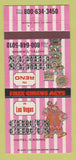 Matchbook Cover - Circus Circus Casino Las Vegas NV 30 Strike