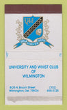 Matchbox - University and Whist Club Wilmington DE 30 Strike