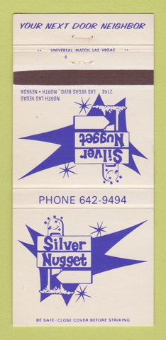Matchbook Cover - Silver Nugget Casino Las Vegas NV 30 Strike