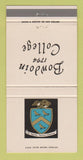 Matchbook Cover - Bowdoin College 30 Strike