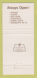 Matchbook Cover - Four Star Family Restaurant Belvidere IL 30 Strike