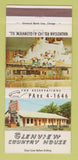 Matchbook Cover - Glenview Country House IL 30 Strike