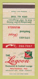 Matchbook Cover - Lagoon Restaurant Brigantine NJ 30 Strike