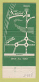 Matchbook Cover - Lagoon Restaurant Brigantine NJ 30 Strike
