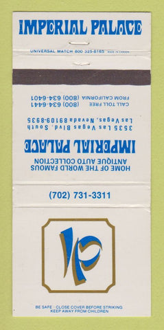 Matchbook Cover - Imperial Palace Casino Las Vegas NV 30 Strike