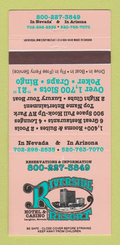 Matchbook Cover - Riverside Resort Casino Hotel Laughlin NV 30 Strike