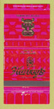Matchbook Cover - Harvey's Hotel Casino Lake Tahoe NV 30 Strike
