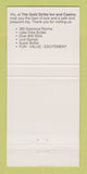 Matchbook Cover - Gold Strike Inn Hotel Casino Boulder City NV 30 Strike