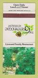 Matchbook Cover - Greenhouse Restaurant  South Yarra Australia Morwell 30 Strike