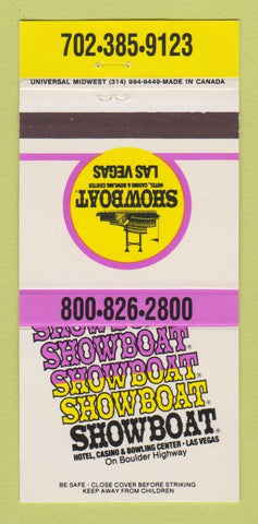 Matchbook Cover - Showboat Hotel Casino Las Vegas NV 30 Strike