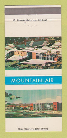 Matchbook Cover - Mountainlair West Virginia University Morgantown WV 30 Strike