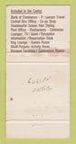 Matchbook Cover - University Centre Guelph ON WEAR 30 Strike
