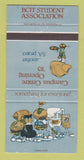 Matchbook Cover - BCIT Student Associated 1983 College 30 Strike
